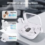 2026 New Waterproof Gaming In-ear Headphones for Apple Noise Cancelling Headset Sport Earbuds Music Couple Wireless Earphones