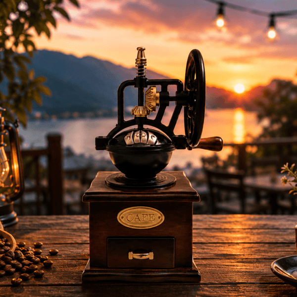 intage Coffee Grinder Decor