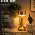Golden Mushroom Table Lamp (Copy)