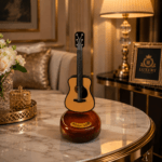 Vintage Guitar Music Box